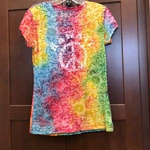 Girls Tie Dye My Sport Hawaii T-Shirt